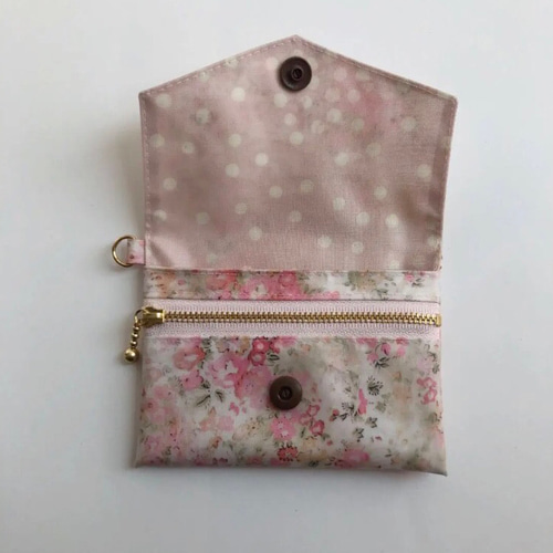 リバティ ビニールコーティング パスケース ミニウォレット 郵便送料  