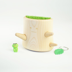 木の妖精 ボーちゃん キーホルダー キーラック 木製 TOSMU 15枚目の画像