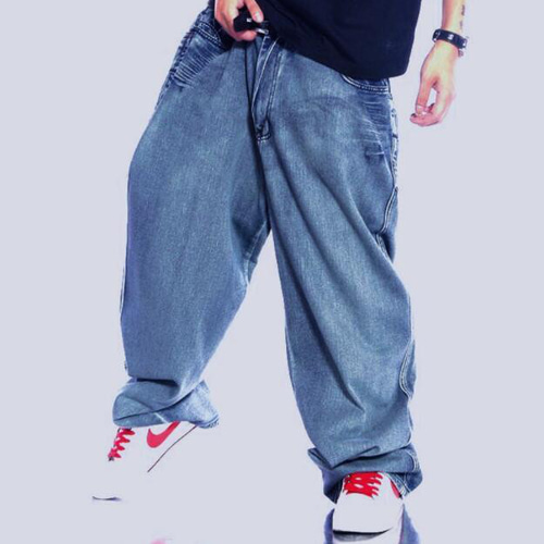 サイズ選択W36 W38 W40 ジーンズ メンズ ゆったり 大きいサイズ バギー