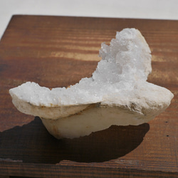 天然石 約107g約91×高36ｍｍモロッコ産水晶原石クラスターヘッド水晶ポイント結晶群生[mro-220720-04] 6枚目の画像