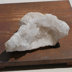 天然石 約107g約91×高36ｍｍモロッコ産水晶原石クラスターヘッド水晶ポイント結晶群生[mro-220720-04] 17枚目の画像