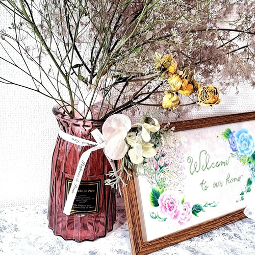 薔薇のウエルカムボード