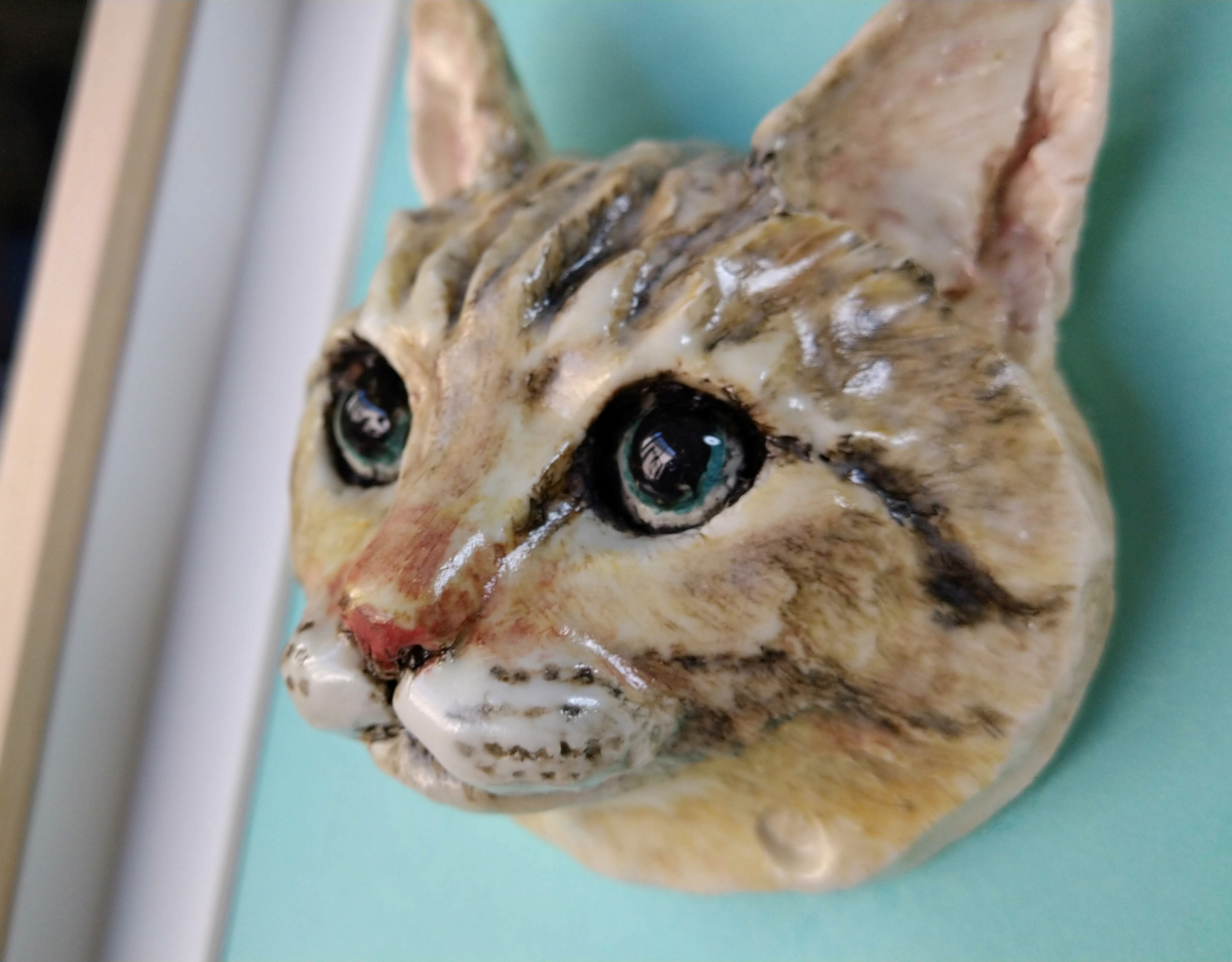 テリー今野、【三びきの猫】、希少な画集より、状態良好、新品高級額装付 テリー今野、【三びきの猫】、希少な額装用画集より、新品額装付、状態