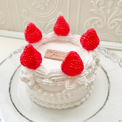 いちごのクレイケーキフェイクケーキ＊推しケーキ＊バースデー