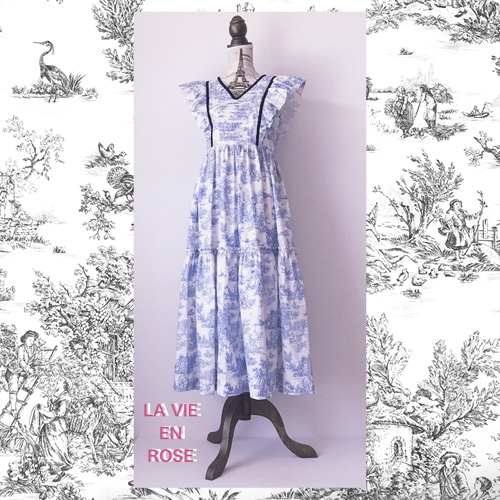 【専用】【未使用】トワルドゥジュイ　ノースリーブワンピース トワルドジュイ ノースリーブワンピース（Toile de jouy : 田園