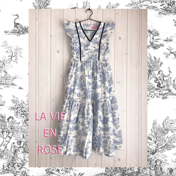 【専用】【未使用】トワルドゥジュイ　ノースリーブワンピース トワルドジュイ ノースリーブワンピース（Toile de jouy : 田園