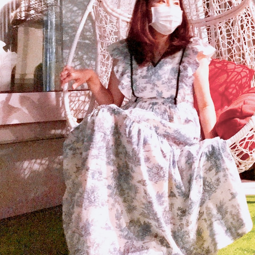【専用】【未使用】トワルドゥジュイ　ノースリーブワンピース トワルドジュイ ノースリーブワンピース（Toile de jouy : 田園