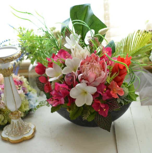 ギフトアレンジメント・新居祝い・引っ越し祝い・お供え花にも贈れるフラワーアレンジメント 8枚目の画像