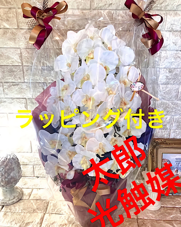 光触媒　人工観葉植物　ウォールグリーン　フェイクグリーン　胡蝶蘭754545@ 光触媒 人工観葉植物 ウォールグリーン フェイクグリーン 胡蝶蘭7845