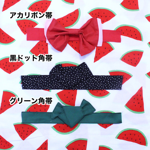 犬服 浴衣<レトロスイカ柄> ♂♀ ペット服・アクセサリー M'sDog
