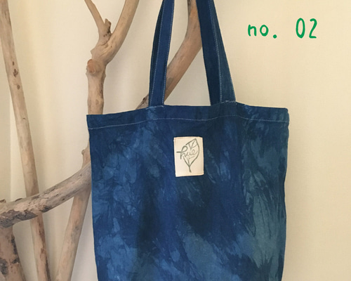 ハンドメイド　本藍染　トートバッグ　S 49e8acf577dfdee6dda448a0698f07