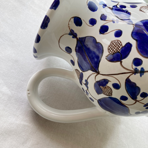 ピッチャー 水差し 14cm 600mL BRC002 マヨリカ焼き イタリア陶器