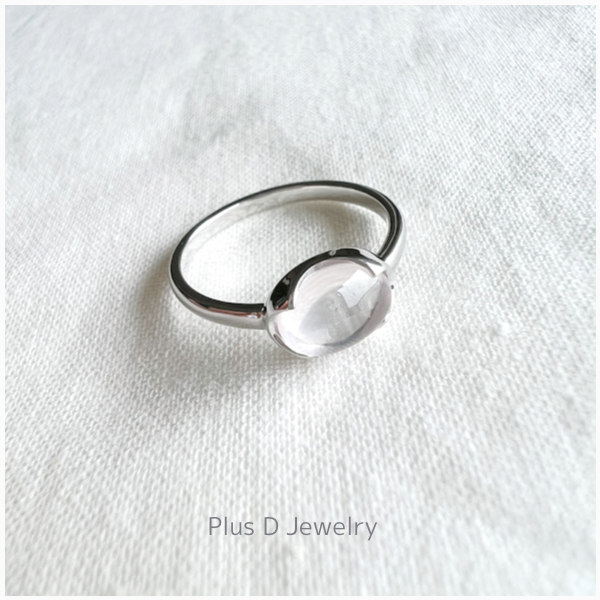 LNR-006 ローズクォーツ リング