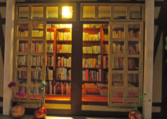「昭和ロマン」電飾・森の書斎　無着色・組立キット　ジオラマ　ミニチュア　 3枚目の画像