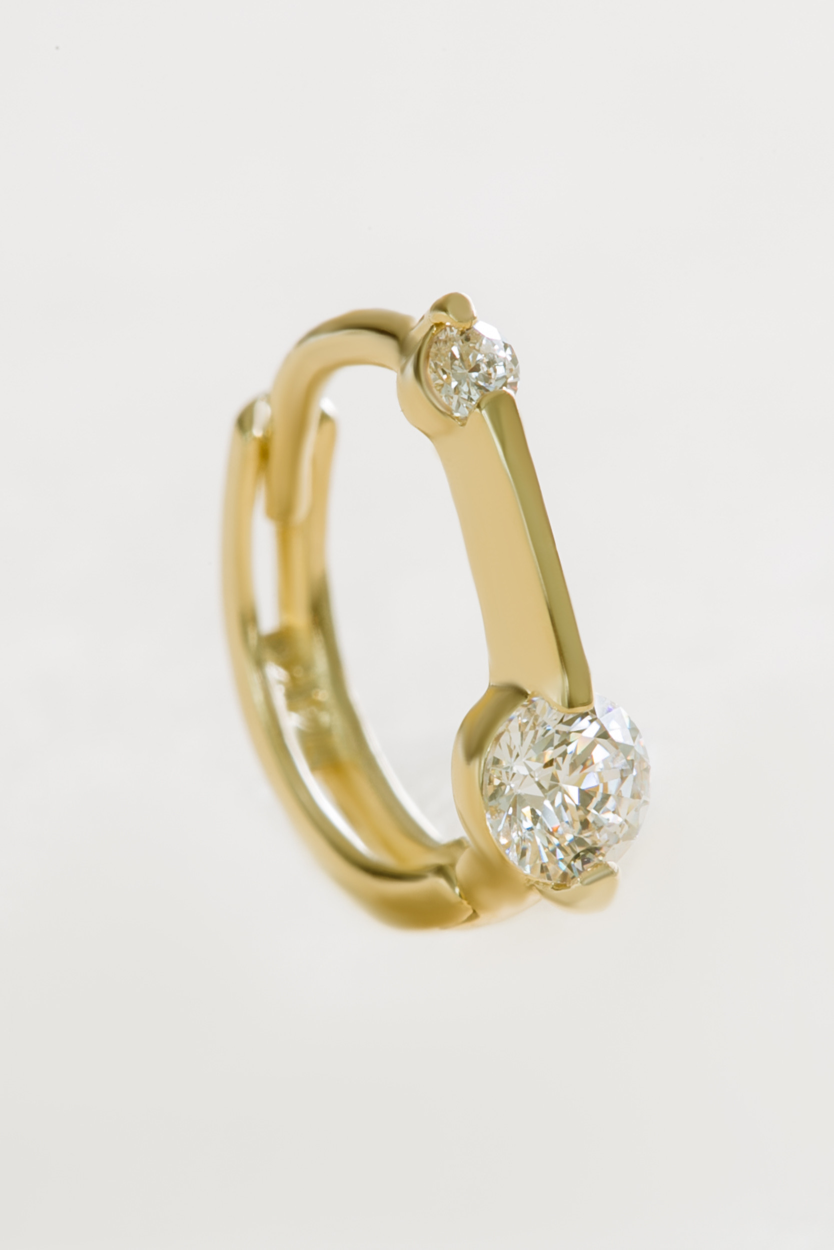 14K金 ゴールド 耳 鼻 軟骨 ニップル ヘリックス トラガス メンズ レディース フープ ピアス リング イヤリン