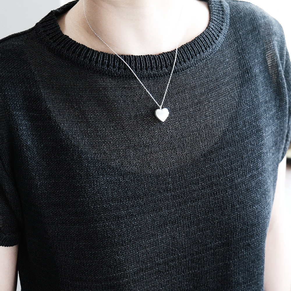 ハート ロケット ネックレス シルバー925