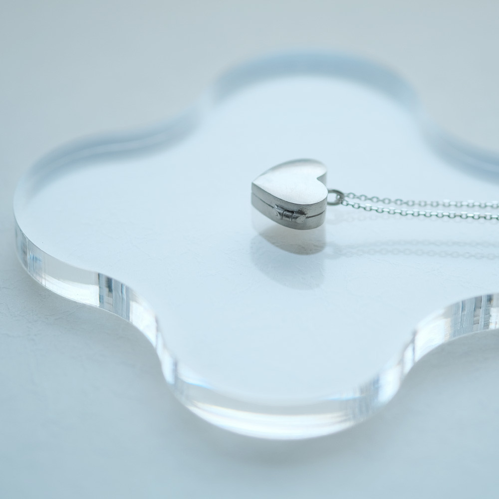 ハート ロケット ネックレス シルバー925