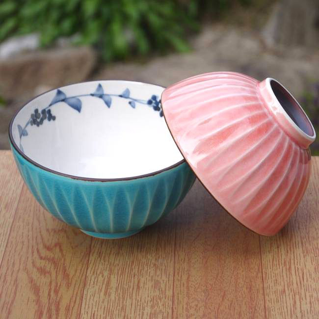 楽天市場】京焼 清水焼 陶あん 色絵付け ご飯茶碗 大小2サイズ