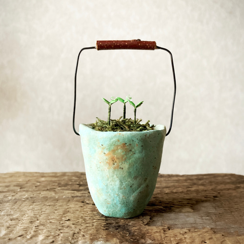 7440.bud 粘土の鉢植え バケツ その他インテリア雑貨 bud 通販