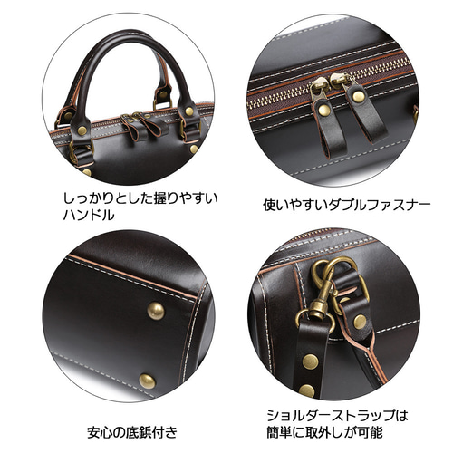 ボストンバッグ ショルダーバッグ ハンドバッグ ミニボストン 本革