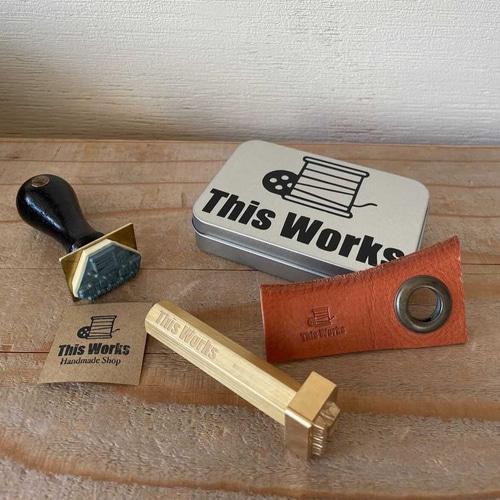 RRLの真鍮製スタンプです 高級ブラススタンプ（真鍮刻印スタンプ）レザークラフト作家さん必見