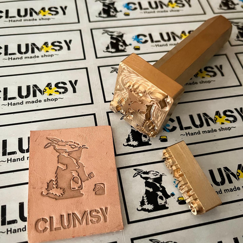 高級ブラススタンプ（真鍮刻印スタンプ）レザークラフト作家さん必見
