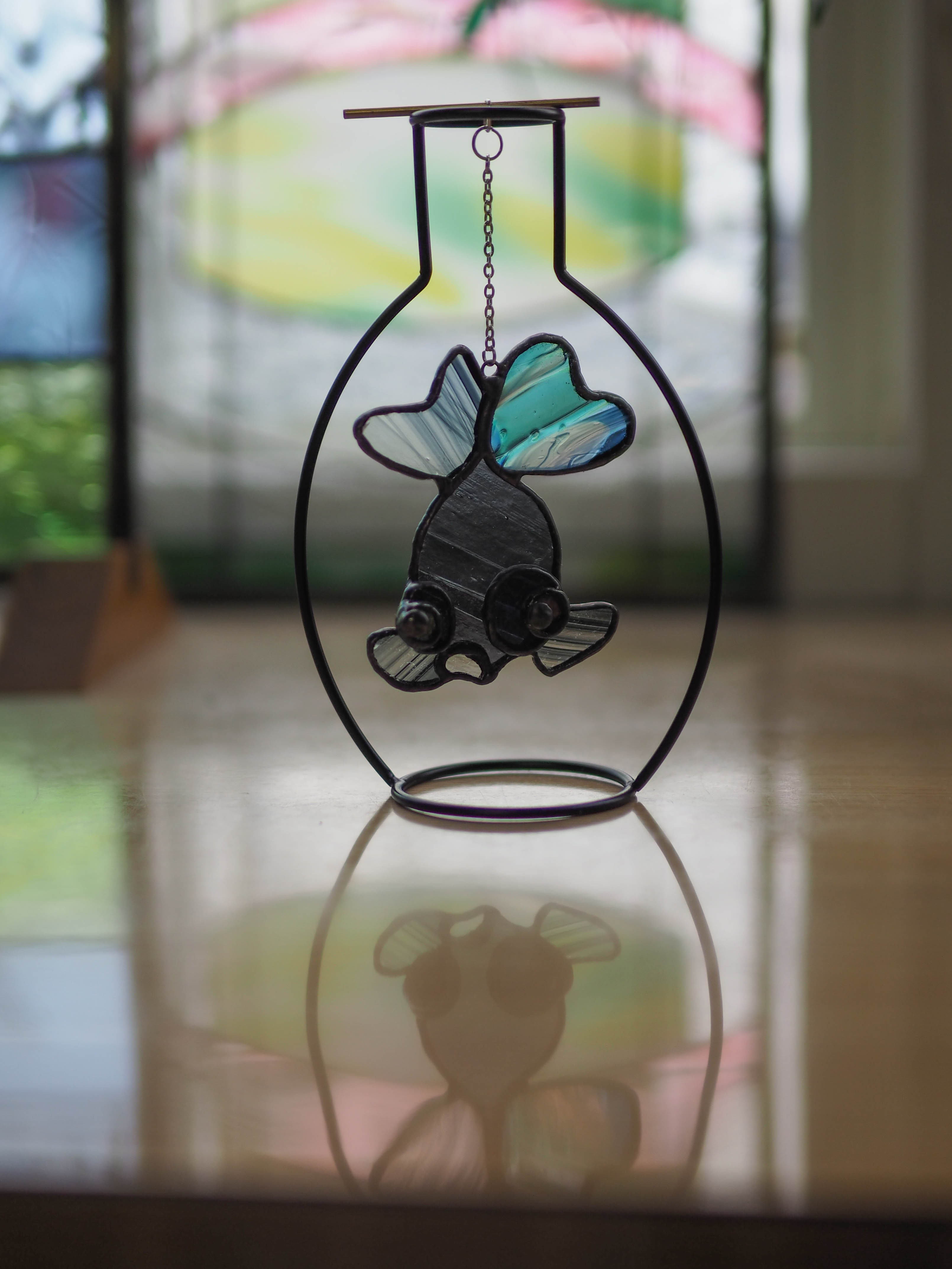 ガラスの置物　ハンドメイド