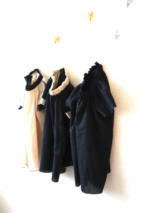 【KABULIERI】キッズチュニック　キッズワンピース　子供服　キッズM(100~130cm) バイカラー 6枚目の画像