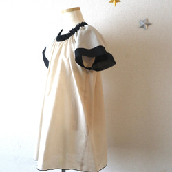 【KABULIERI】キッズチュニック　キッズワンピース　子供服　キッズM(100~130cm) バイカラー 7枚目の画像