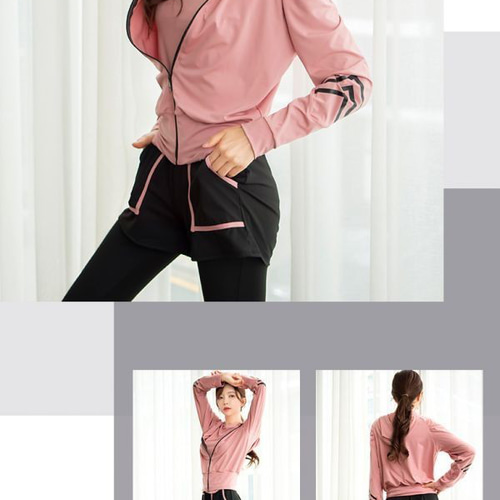 スポーツウェア レディース 5ピースセット 細見せ トレーニングウェア