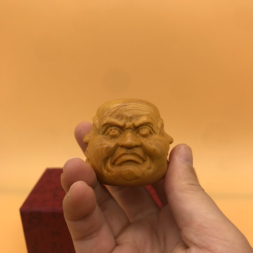 極上質 喜怒哀楽 木工細工 仏像 彫刻工芸品 木彫仏像 彫刻 キヨ 通販