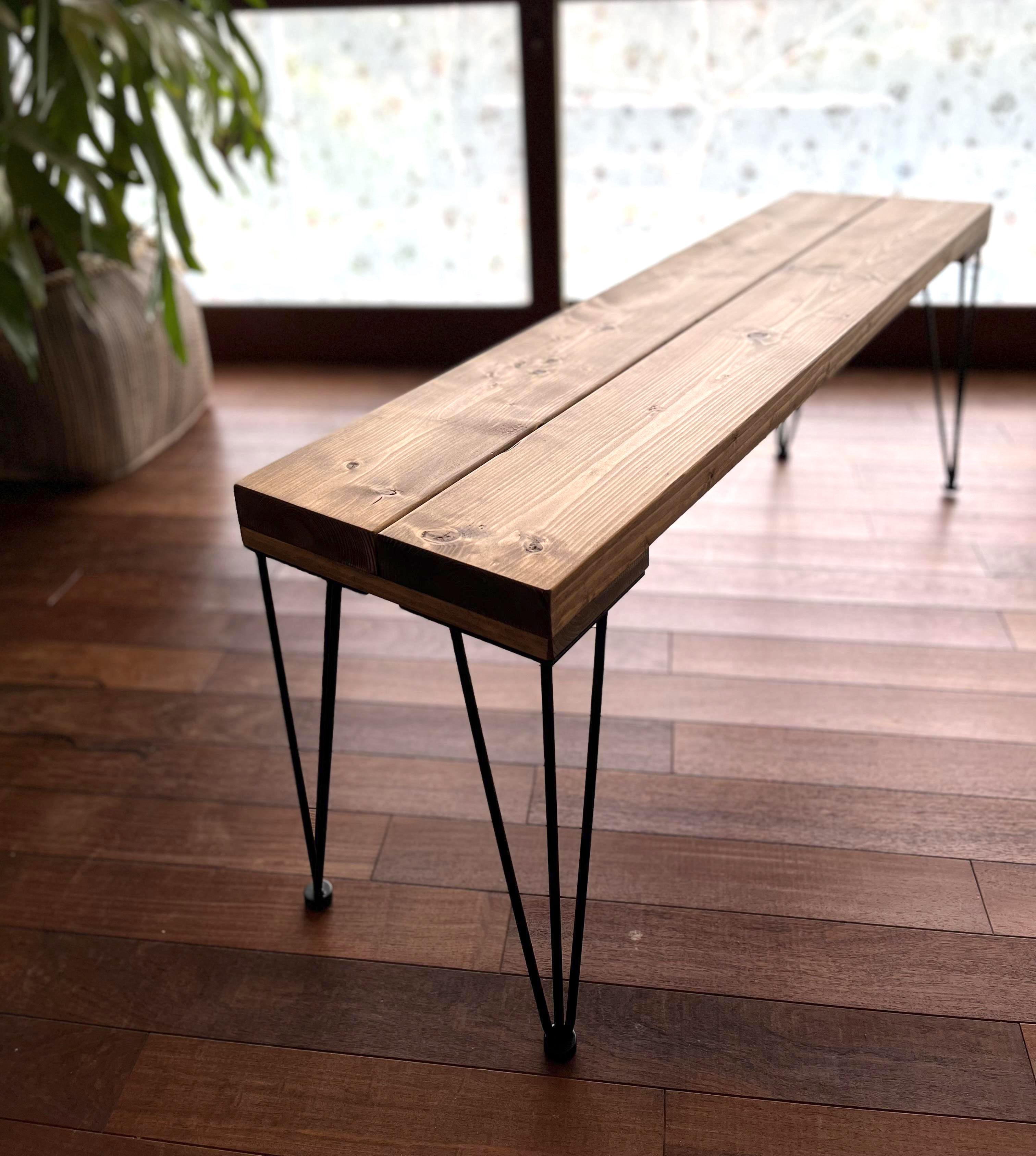 ★大好評★(100cm) 無垢材ダイニングベンチ ※オーダー歓迎