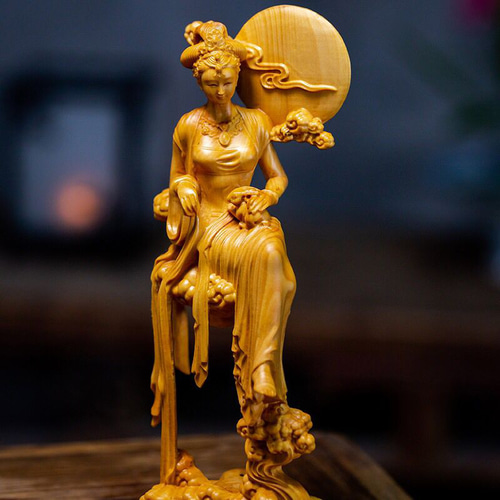 中国古美術品　マンモス　極上 彫刻　美人像437g 中国古美術品 マンモス 極上 彫刻 美人像437g