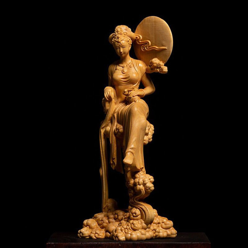新作 古代美人 時代仏像 極上品 古美術 精密細工 彫刻 StarTreet