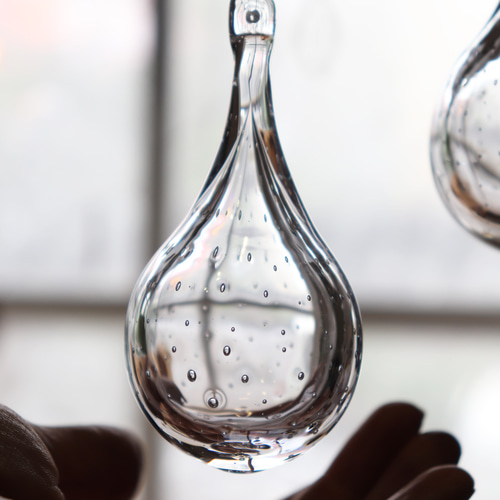 新作「あまつぶのオーナメント」スウェーデンクリスタル ナチュラル