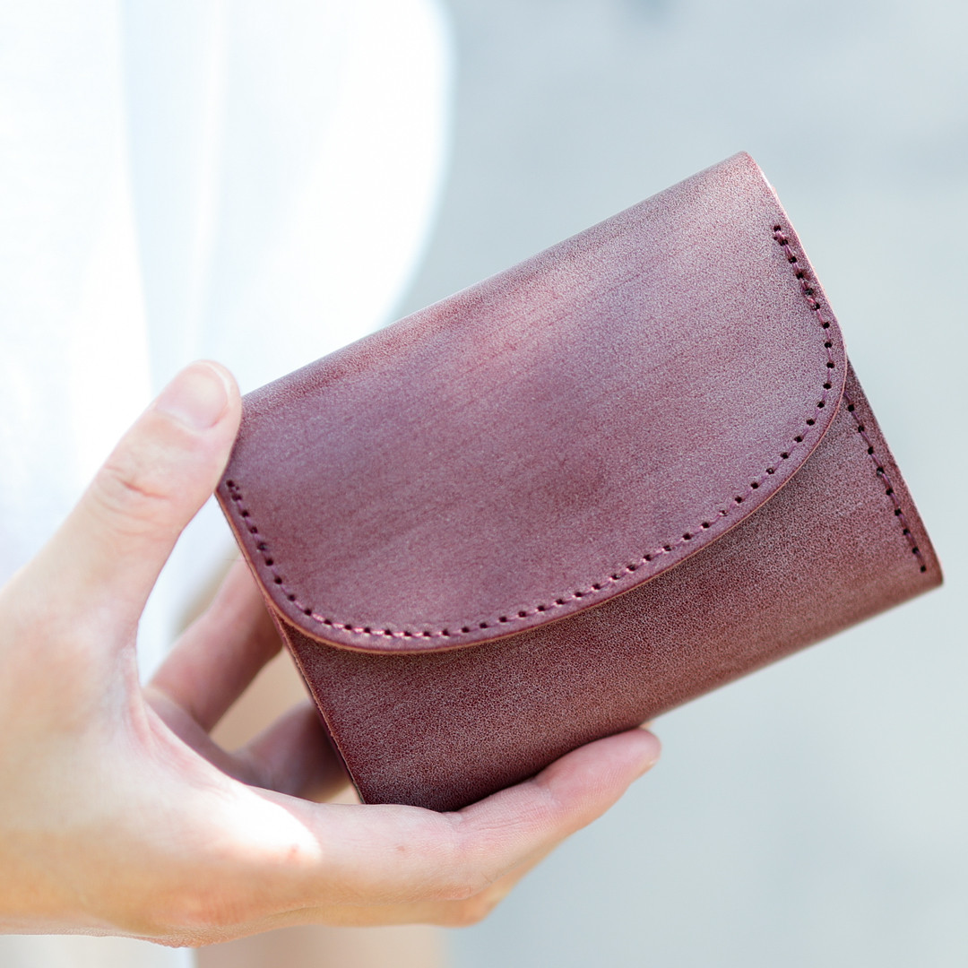 003 コンパクト財布 Amo Leather Craft 003 コンパクト財布 Amo Leather Craft