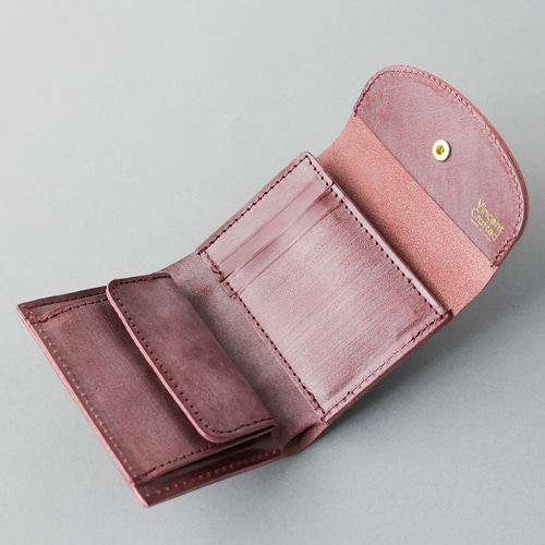 タイムセール 半額 003 コンパクト財布 Craft Leather 炊ける Amo 財布・ケース・小物入れ
