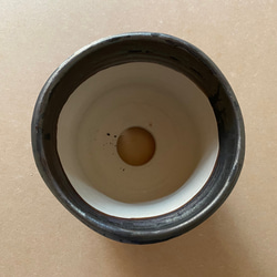 黒釉ゆらゆら植木鉢#145【植木鉢】【プランター】【plant pot】 5枚目の画像