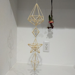 ストローヒンメリ ブラック ☆ミニ2点セット☆ モビール ✫tamama