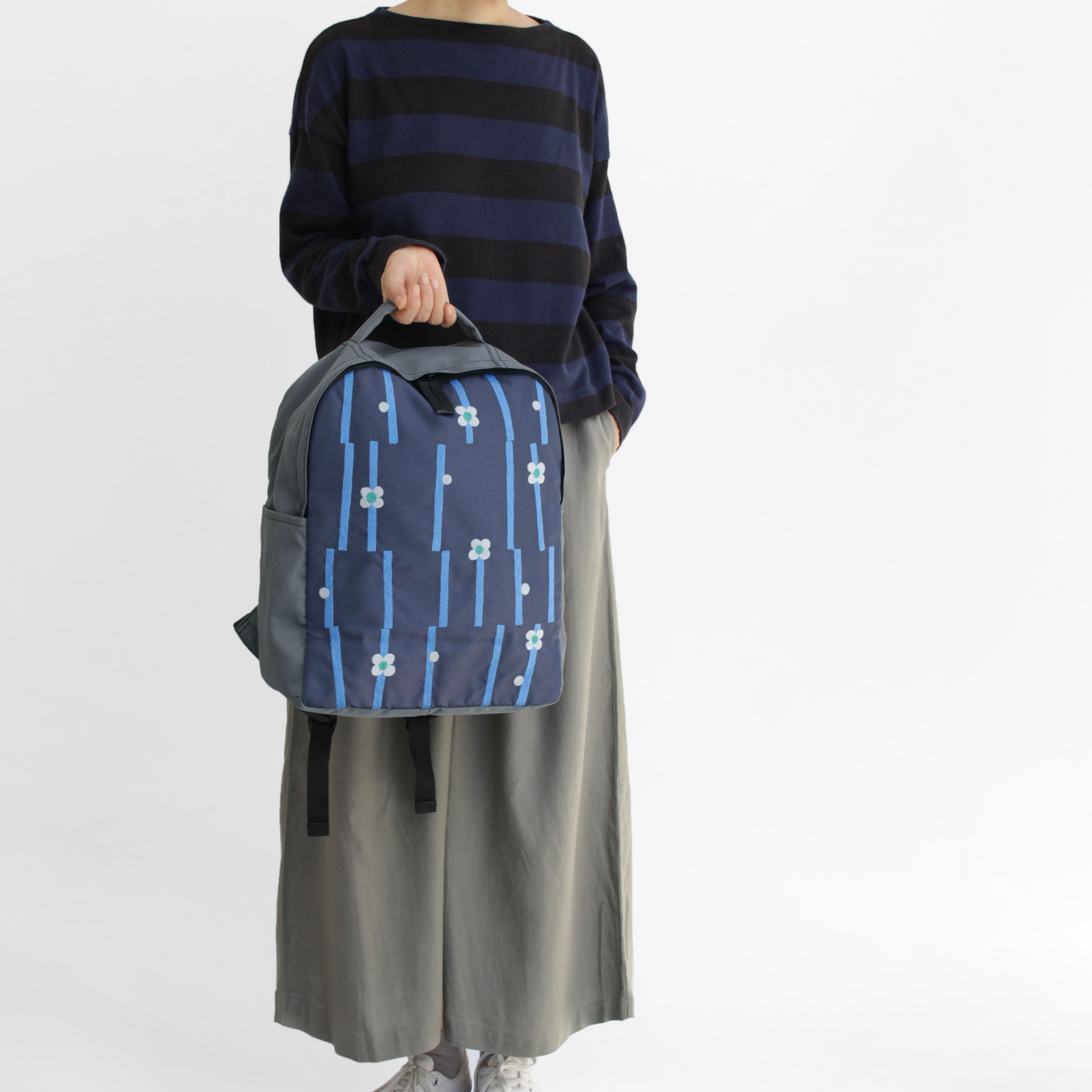 『送料無料』●梅の花刺繍・リュックサック