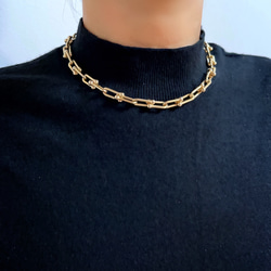 UBC choker necklace（gold） 3枚目の画像