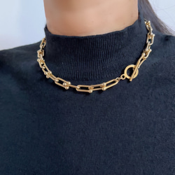 UBC choker necklace（gold） 4枚目の画像