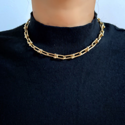 UBC choker necklace（gold） 5枚目の画像