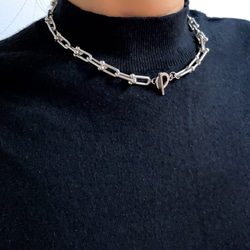 UBC choker necklace（silver） 2枚目の画像