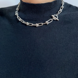 UBC choker necklace（silver） 4枚目の画像