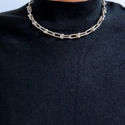 UBC choker necklace（silver） 3枚目の画像