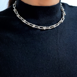 UBC choker necklace（silver） 6枚目の画像