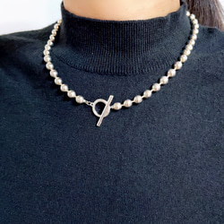 B・C chain necklace（silver） 5枚目の画像