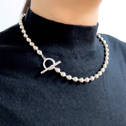 B・C chain necklace（silver） 2枚目の画像