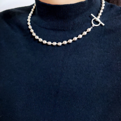 B・C chain necklace（silver） 4枚目の画像